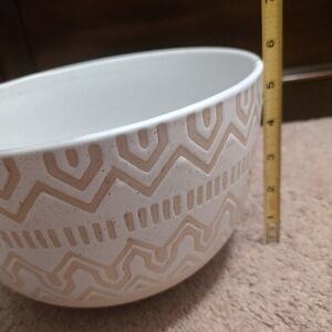 Kirkland's Cream Decorative Bowl From Kirklands